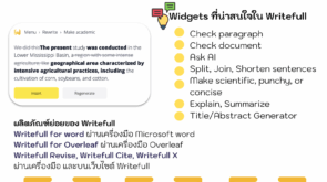 ทดลองใช้ Writfull